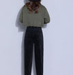 Loose Straight Tube Thickened Corduroy Pants For Women