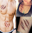 Halloween Horror Wound Realistic Blood Scar Scar Pattern Sticker