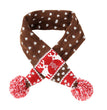 Pet christmas wool scarf