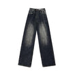 High Waist Wide Leg Jeans Large Size Women