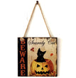 Wooden Halloween Ghost Festival Carnival Night Decoration Gift Hanging Board
