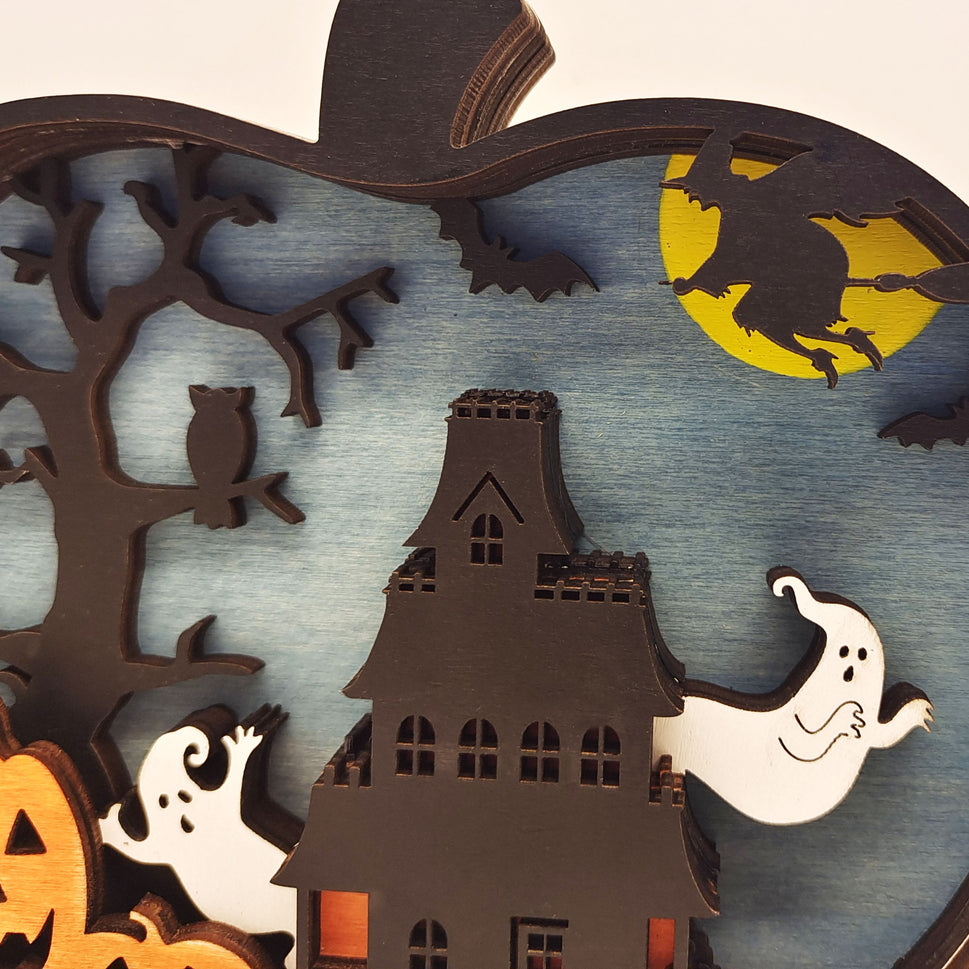 Home Fashion Personality Halloween Wooden Crafts