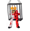 Induction Activated Voice Controlled Halloween Glow Cage Ghost