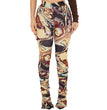 High Waist Irregular Pleated Women's Trousers