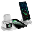 Wireless Charger For IPhone Fast Charger For Phone Fast Charging Pad For Phone Watch 6 In 1 Charging Dock Station