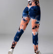 Tie-dyed Fitness For Women High Waist Hip Lift Sports Yoga Pants