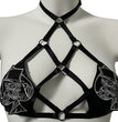 Club Halloween Skull Hooded Bra Underwear