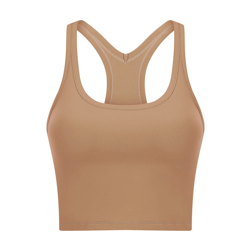 Yoga Vest With Chest Pad For Women