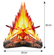 Bonfire Decoration Scene Props Halloween Flame Ornament
