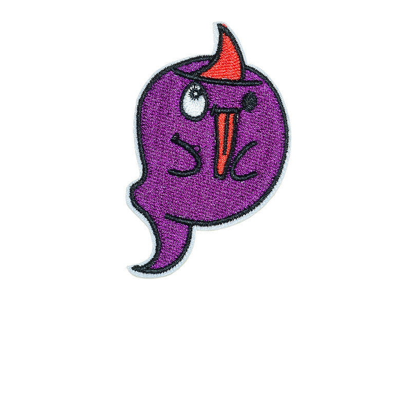 Cartoon Embroidery Halloween Clothes Pants Decorative Fabric Patch