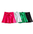 Women's Summer Bowknot Decoration Lotus Leaf Skirt