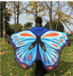 Peacock Feather Halloween Cape Chiffon Peacock Cape