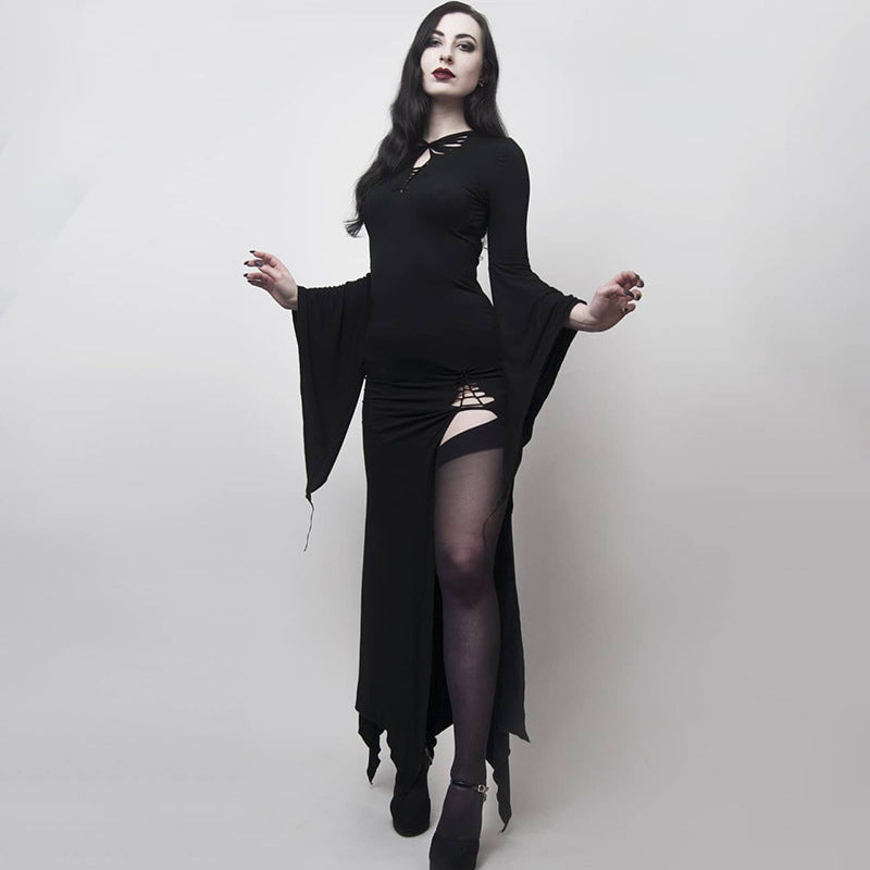 Women's Slim Fit Bag Hip Halloween Dark Skirt