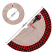 Linen Tree Skirt Car Christmas Tree 120CM Christmas Decoration Tree