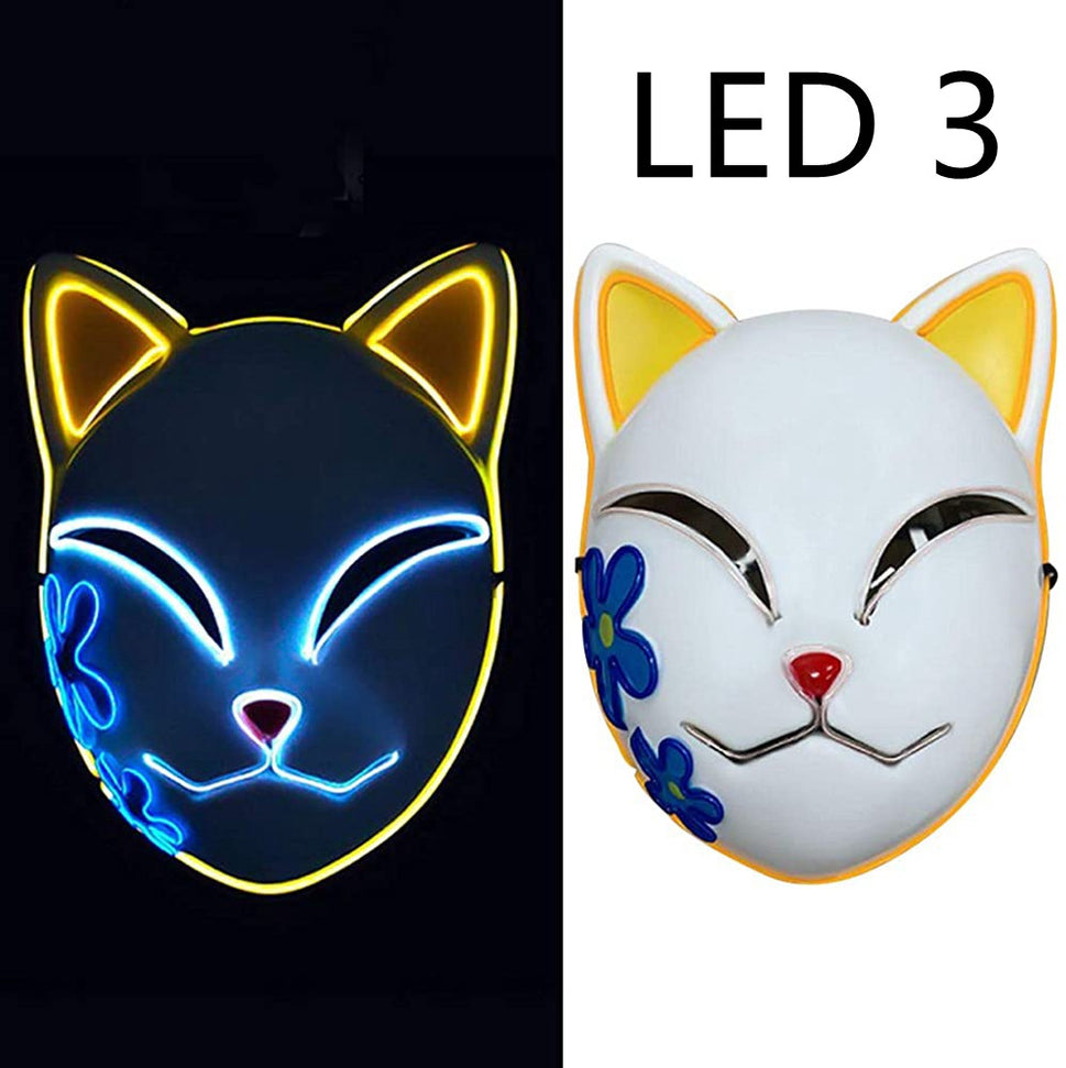Role-playing Props Adult Halloween Party Glowing Mask