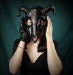Billy Goat Bone Mask Full Face Animal Show Halloween