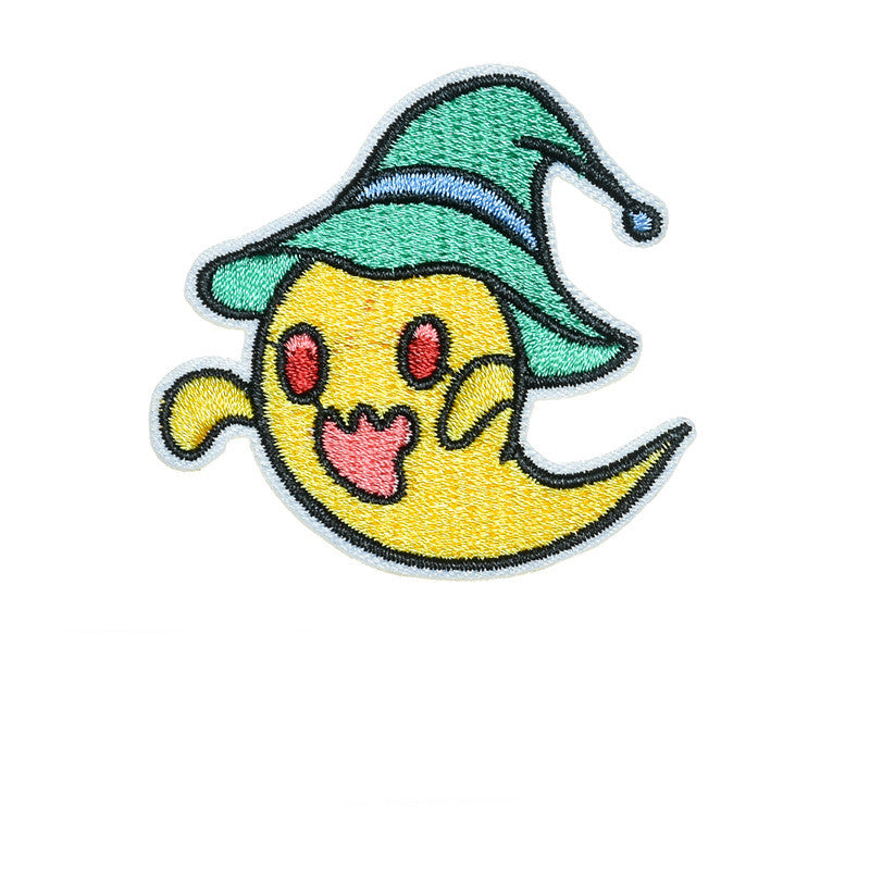 Cartoon Embroidery Halloween Clothes Pants Decorative Fabric Patch