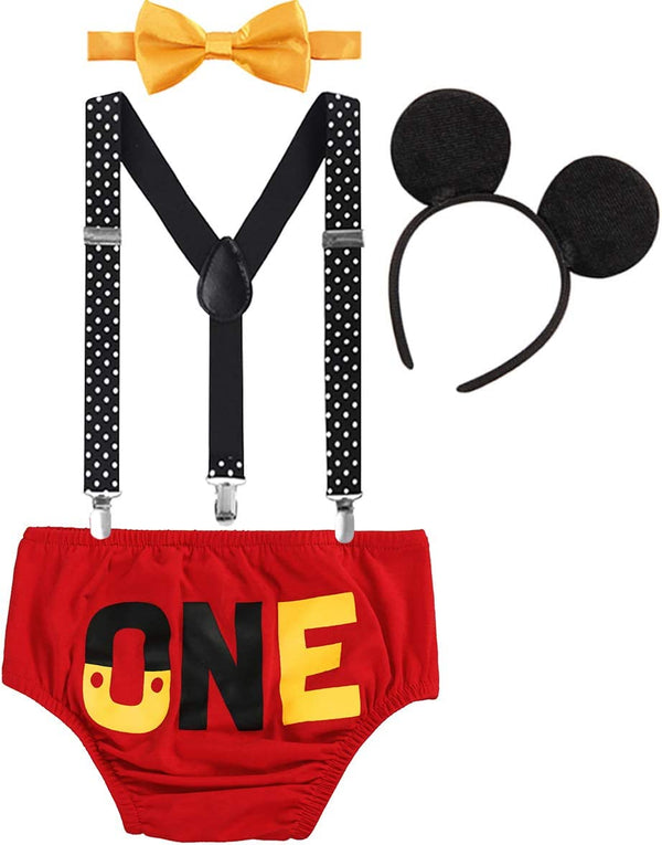Baby Boy First Birthday Cake Smash Outfit