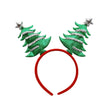 New Christmas Headband Cartoon Snowflake Antlers Decorative Hair Clip