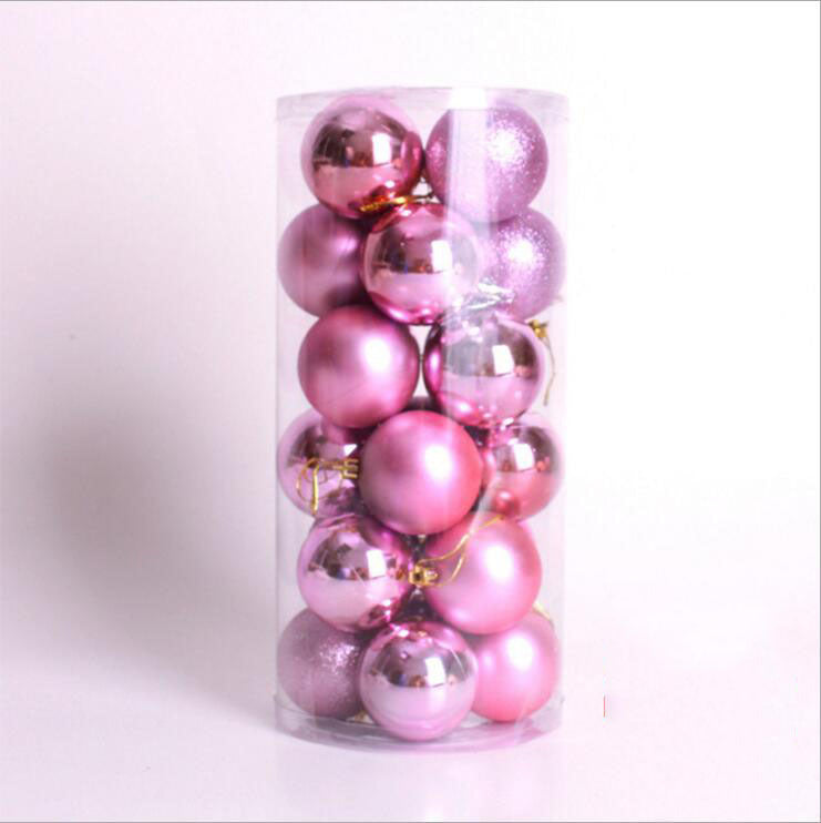 Christmas Decoration Supplies Bright Matte Sprinkle Powder Christmas Ball