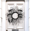 Halloween Simulation Decoration Wreath Black