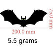Outdoor Halloween Bat Wall Decoration
