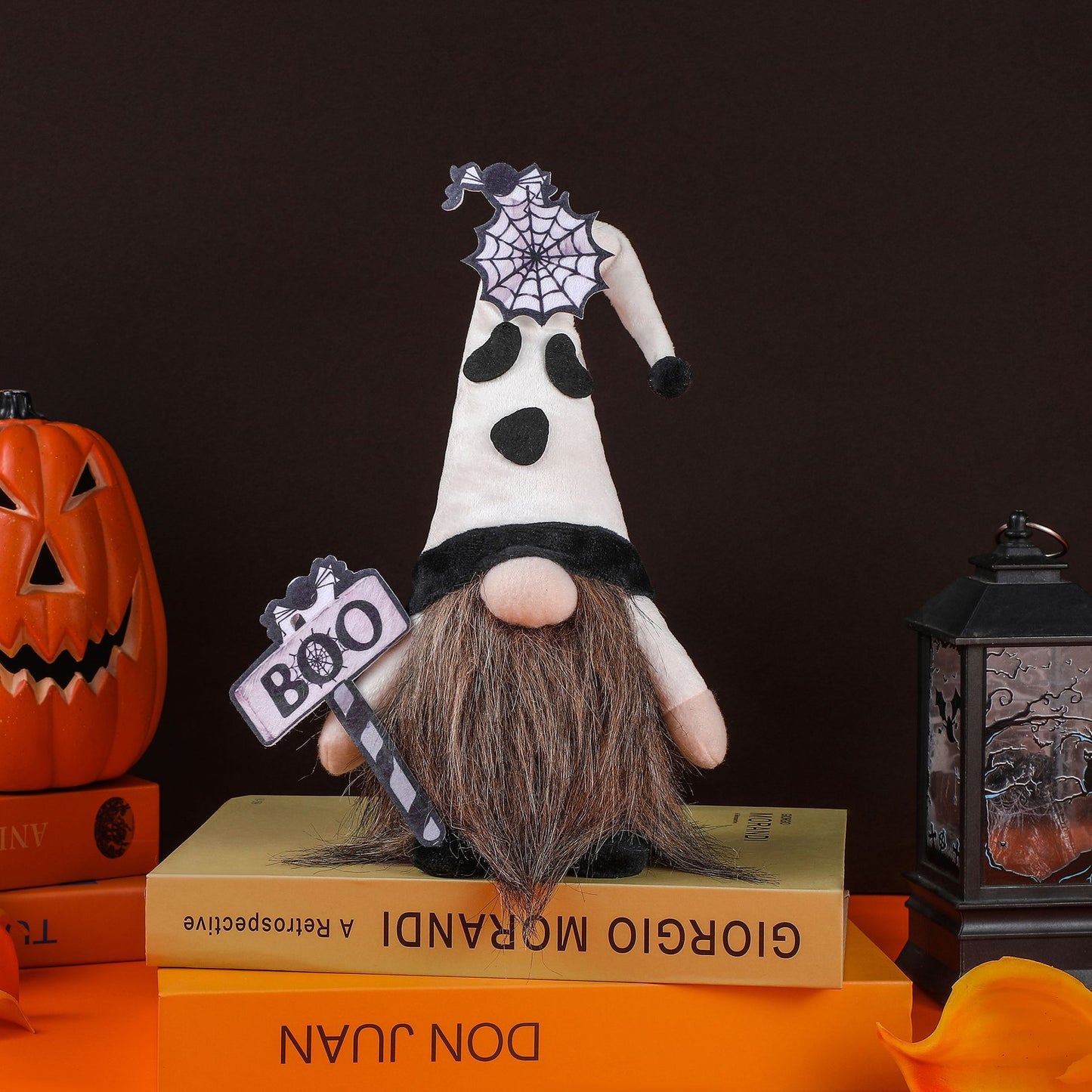 Halloween Decoration Sitting Faceless Doll Rudolf