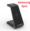3 In 1 Fast Charging Station Wireless Charger Stand Wireless Quick Charge Dock For Phone Holder