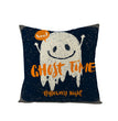 Home Halloween Pumpkin Linen Pillow Cover