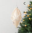 Glass Ball Drop Ball Hand Drawn Christmas Ball Christmas Tree Pendant