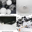 Halloween White Black Gray Latex Balloon Garland Set