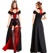 Queen Of Hearts Queen Dress Uniform Halloween Costume