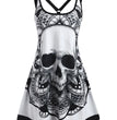 New Women's Halloween Print Sleeveless Dress
