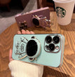 Self-contained Lens Film Mobile Phone Case Electroplating Bracket Protective Cover