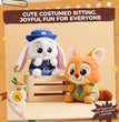 Disney Zootopia 2 Feature Plush Judy Hopps and Plush Nick Wilde - Plush Toys for Kids and Preschoolers - Stuffed Animal Movie Toys for Kids and Collectors -Plush Toys Gifts for Friends Family Kids Christmas New Year Chidlren Day Gifts(11")