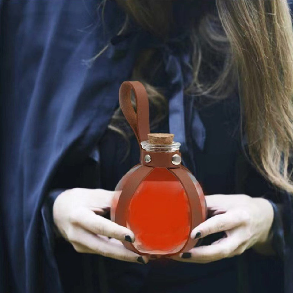 Halloween Dark Magic Cork Medicine Water Bottle Cover
