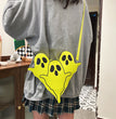 Halloween Bags Funny 3D Cartoon Ghost Cartoon Shoulder Bags Women Cute Cell Phone Purses Crossbody Bag