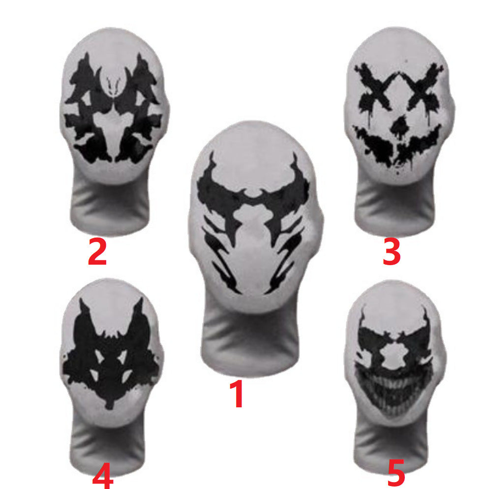 New Temperature Change Ink Halloween Day Party Cloth Mask
