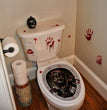 Theme Restaurant Halloween Series Midnight Return To The Soul Toilet Horror Toilet Sticker