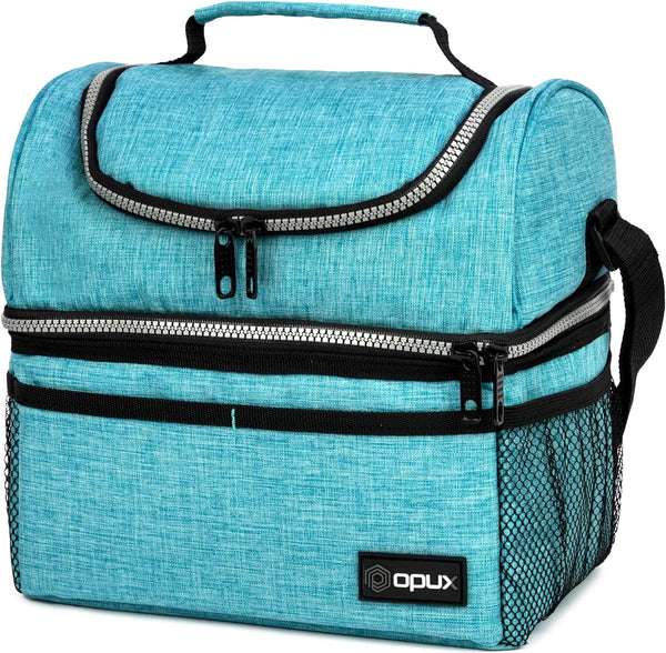 Insulated Double-Decker Lunch Bag