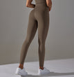 Women's Fashion Seamless Knitted Hip High Waist Belly Contracting Yoga Pants