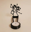 Halloween Funny Candle Holder Desktop Furnishings Ornaments