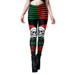 Women's Wansheng Skull Digital Printed Tapered Yoga Leggings