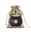 Halloween Linen Drawstring Bag Candy