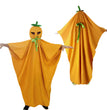 Children's Halloween Costume Pumpkin Cloak
