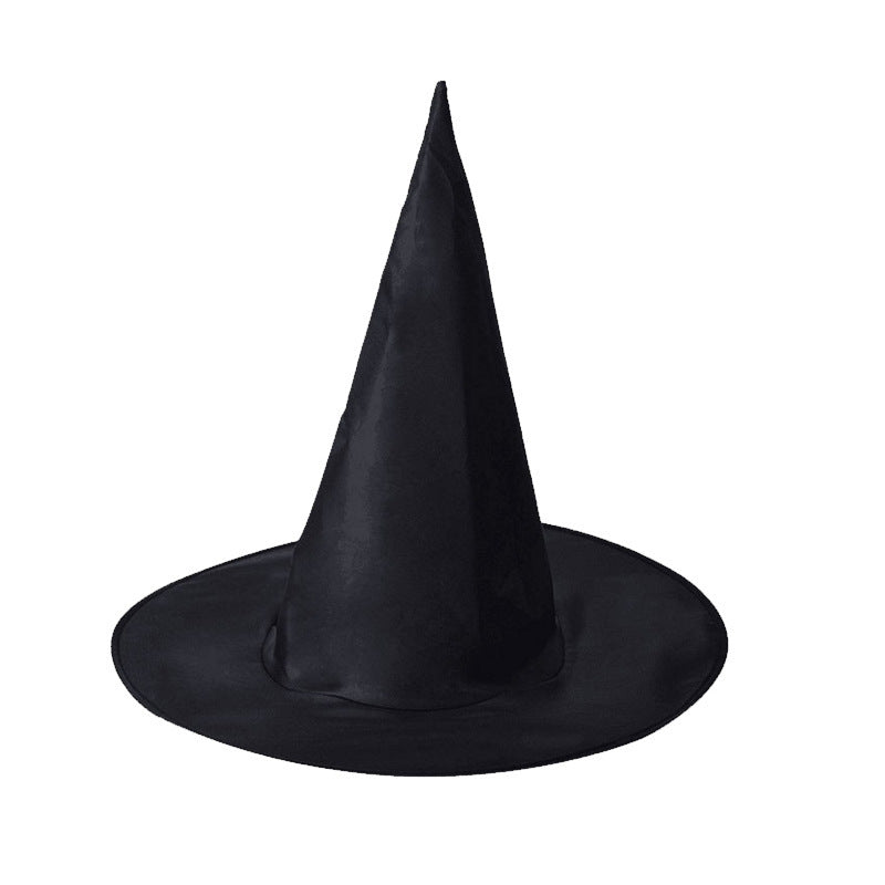Witch Hat Halloween Black Polyester Ball Dress Up