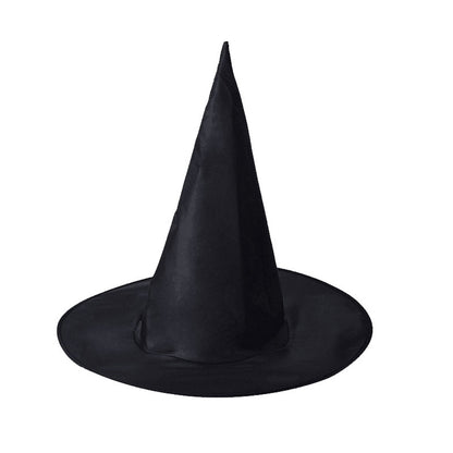 Witch Hat Halloween Black Polyester Ball Dress Up
