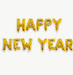 2024 Happy New Year Aluminum Balloon 16-inch Happynewyear