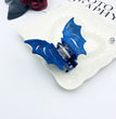 Bat Barrettes Halloween Funny Girl