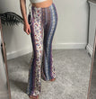 Women's Printed Slightly Flared Leggings